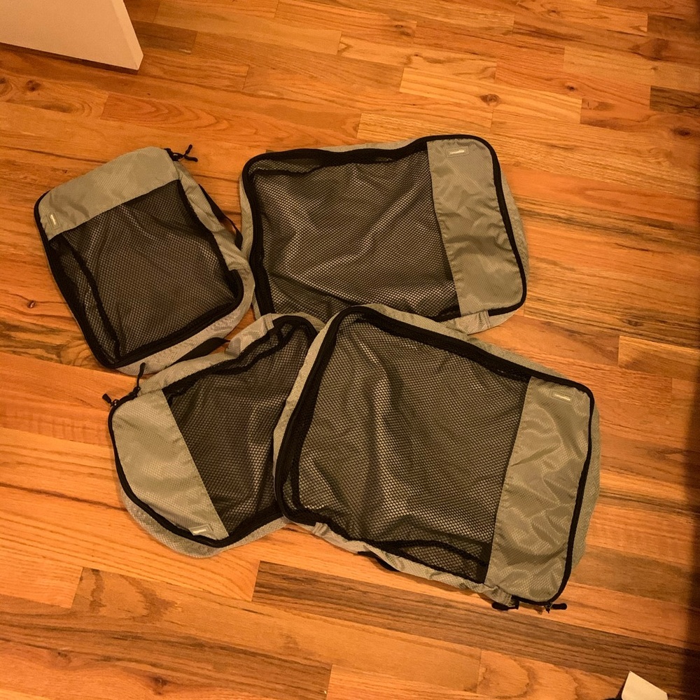Set of four amazon packing cubes